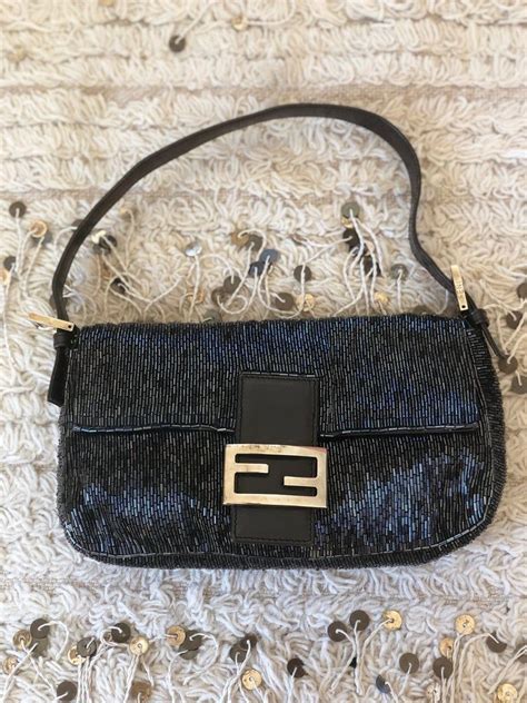 tiffany fendi baguette for sale|vintage Fendi beaded baguette.